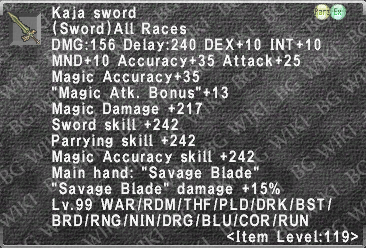 Kaja Sword description.png