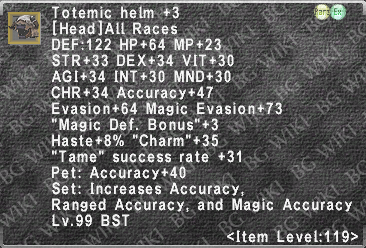 Totemic Helm +3 description.png